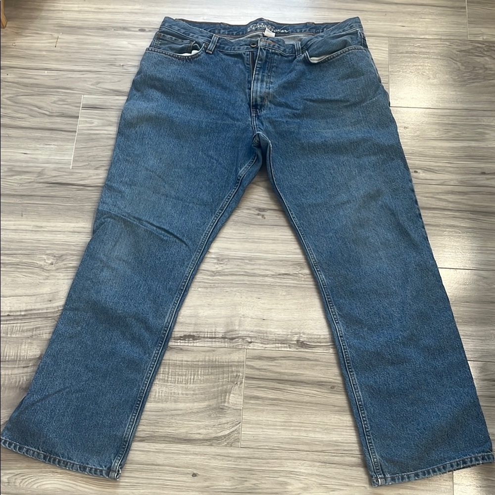 Eddie Bauer Blue Relaxed Jeans Timeless Comfort